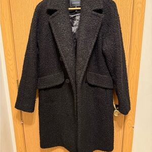 BCBGMaxAzria Black Teddy Jacket